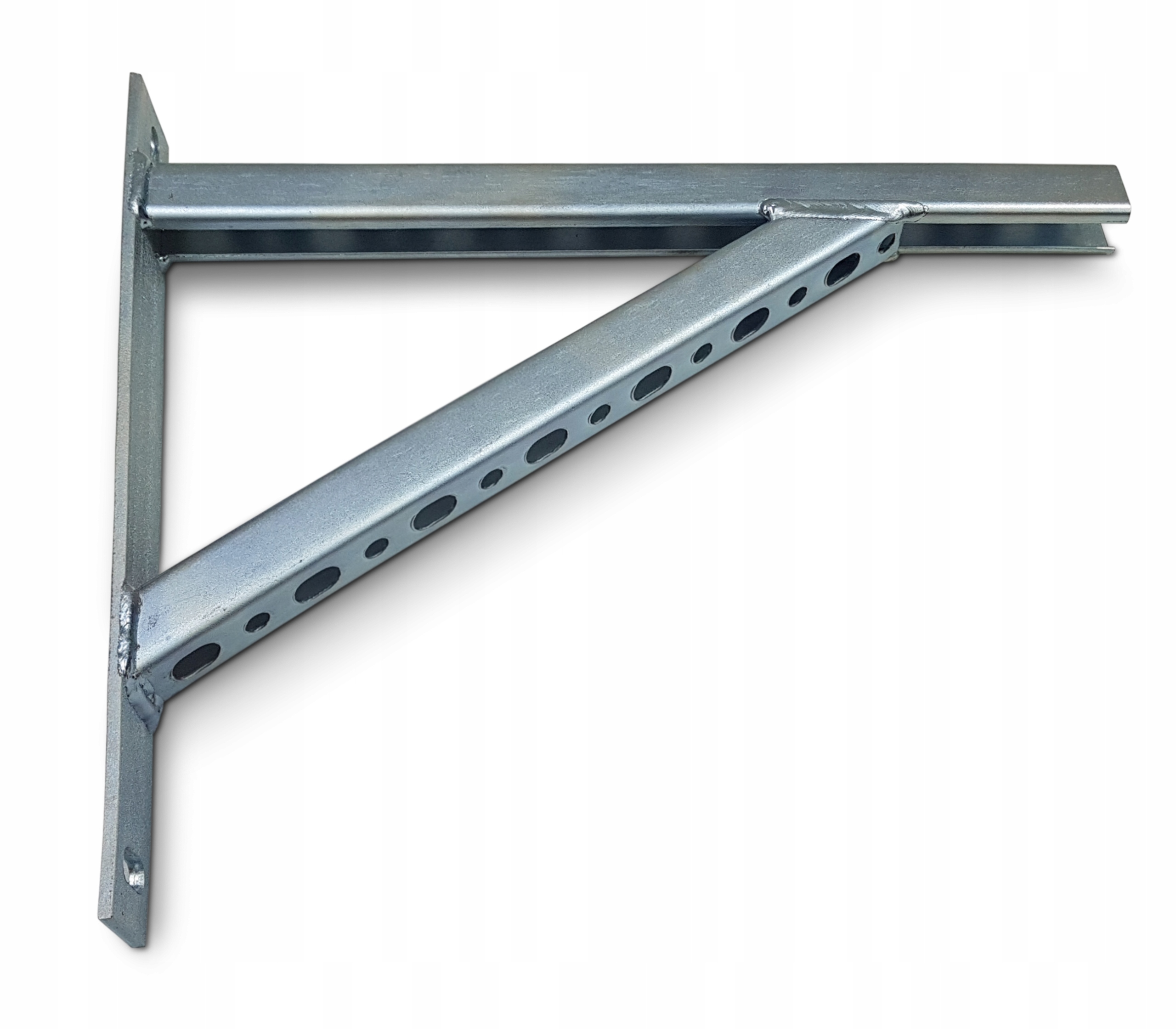 Wspornik ścienny perforowany konsola ocynk 450mm Kod producenta WK-LDB-30-30-450