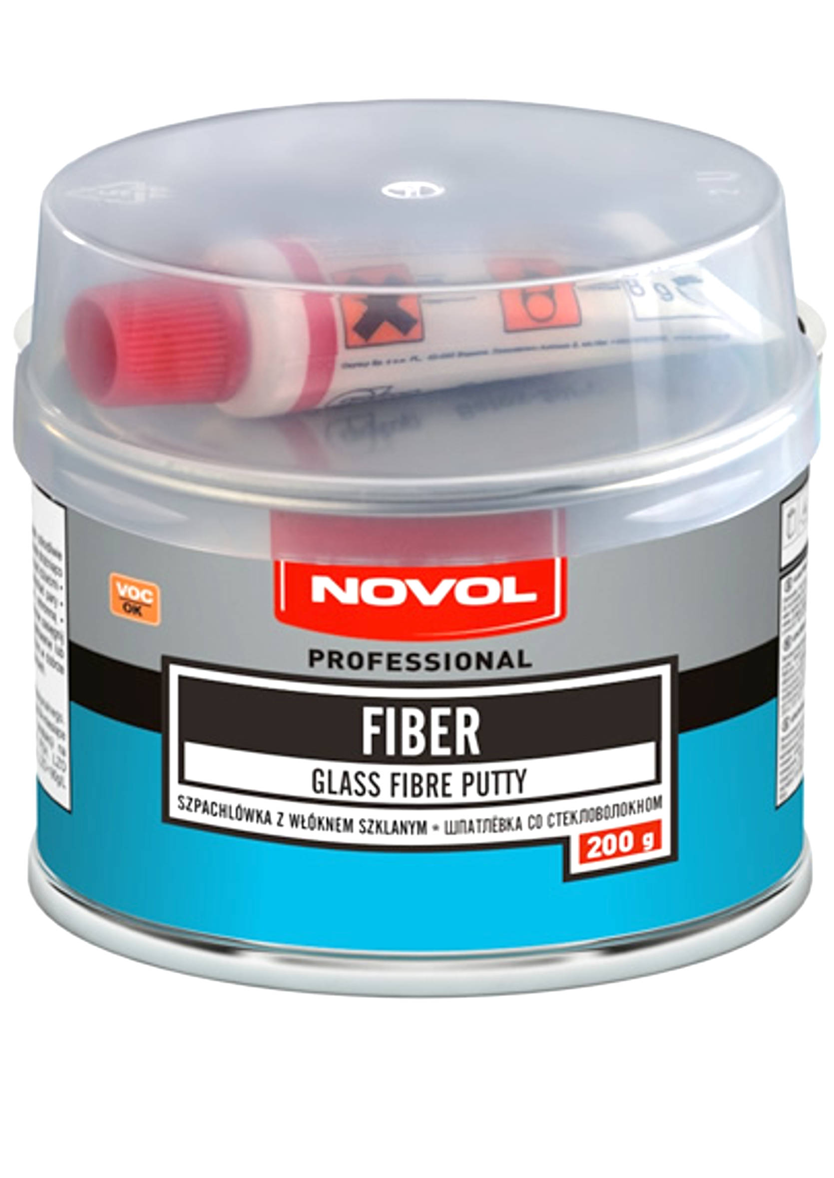 

Novol Fiber Szpachlówka Z Włóknem Szklanym 200g