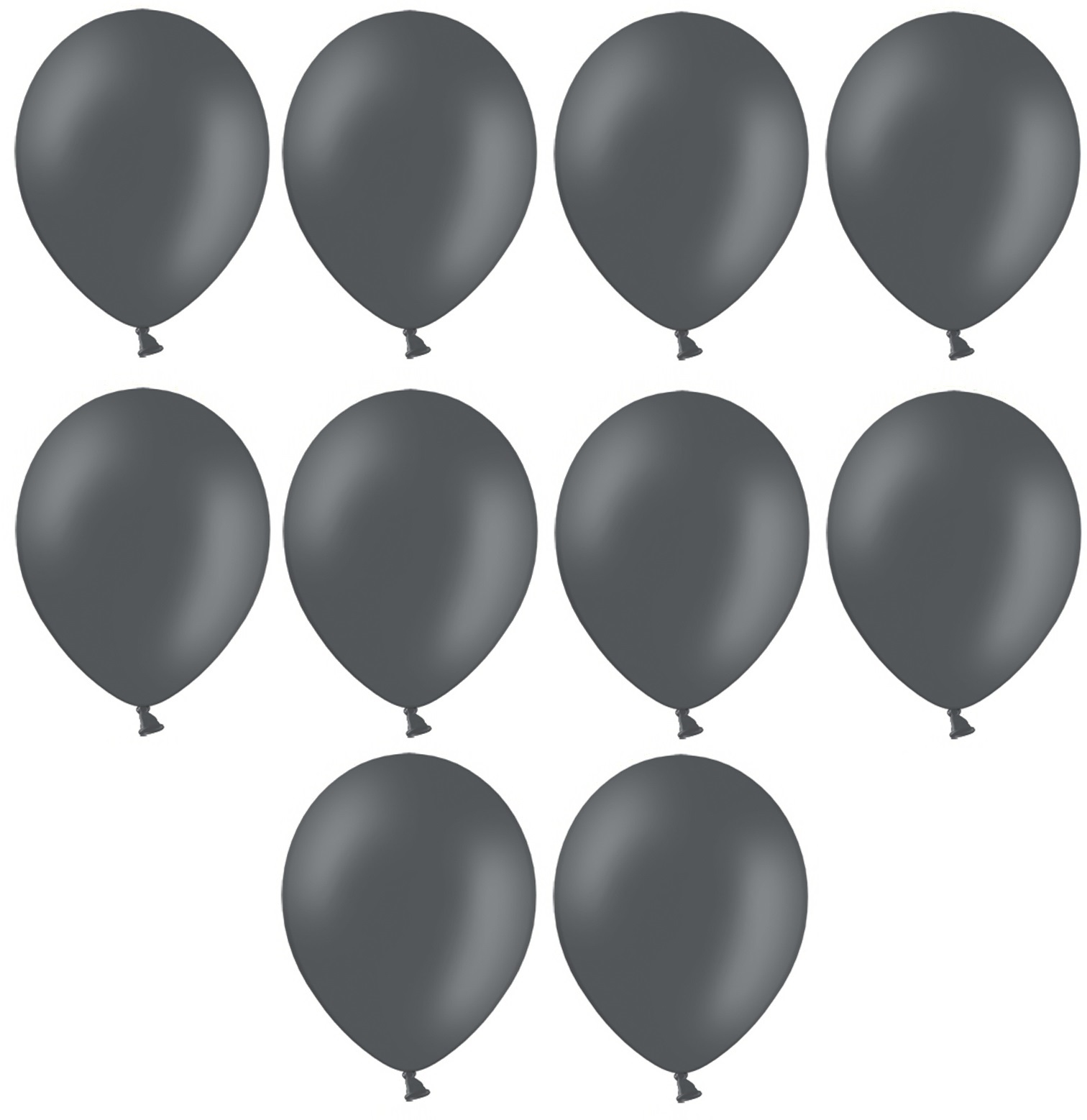 

Balony Szare 30cm Pastelowe 10szt na ślub urodziny