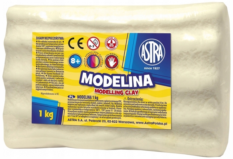 

Modelina Astra 1kg Duża MIX Kolorów