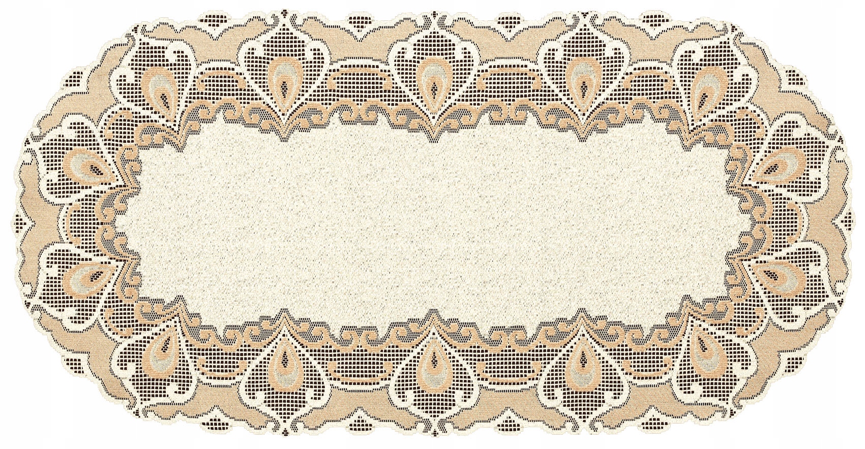 

Bieżnik żakardowy 50x110 krem/c.złoty 22252