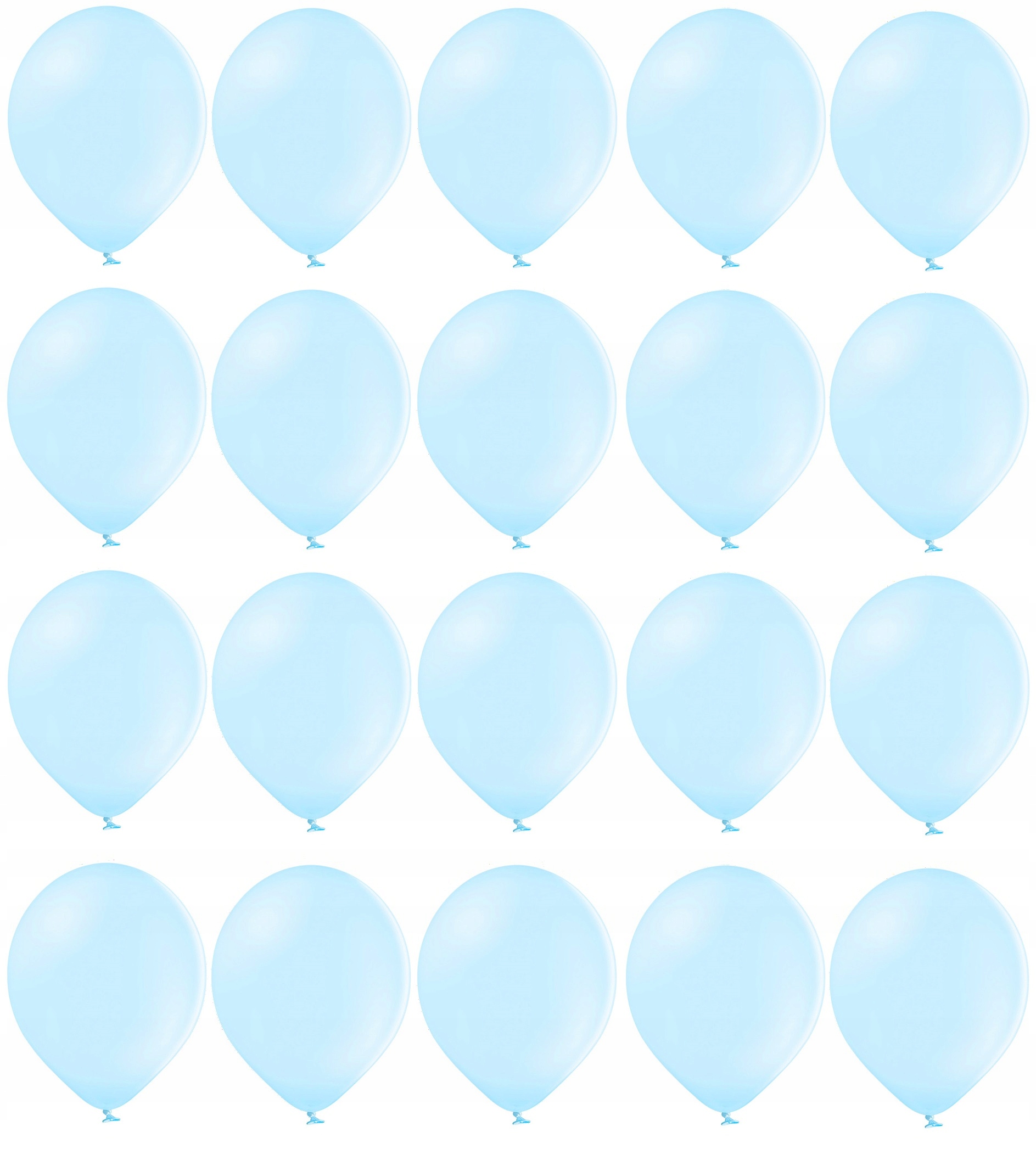 

Balony Pastel Ice Blue 25cm 20szt na ślub urodziny