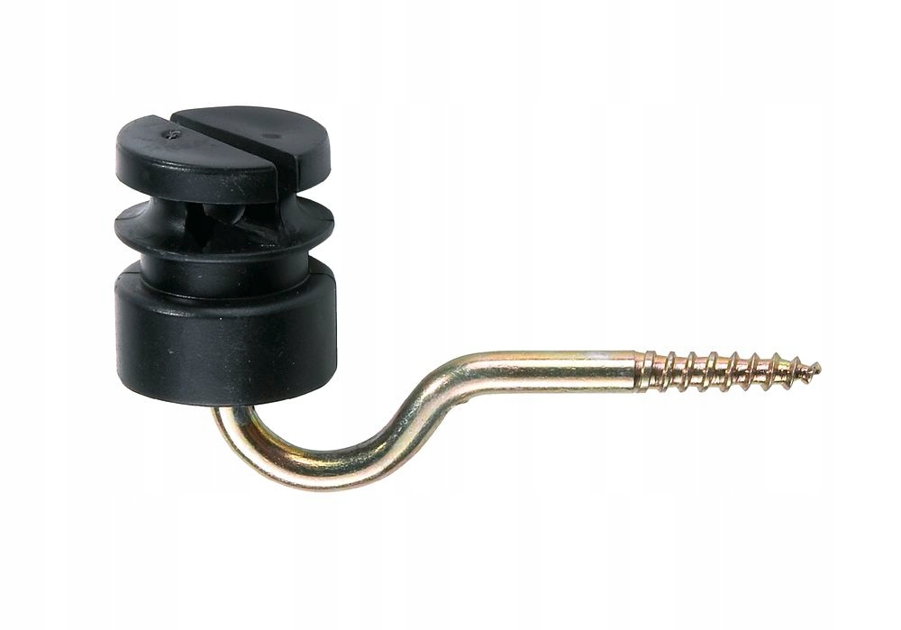 IZOLATOR PRZECIĘTY DO DRUTU I PLECIONKI - 10 sztuk Długość trzpienia 4 cm