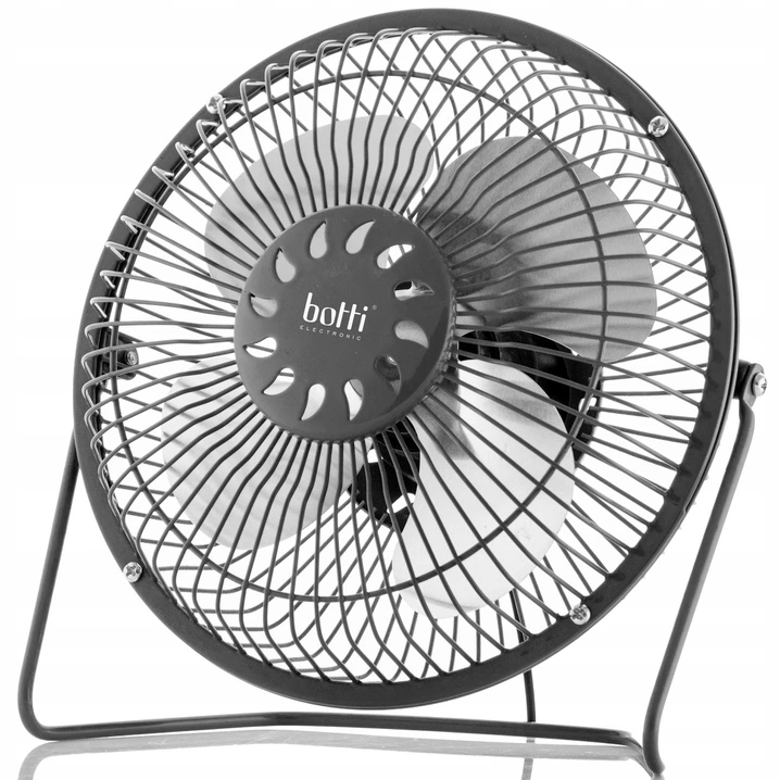 WENTYLATOR STOŁOWY USB MISTRAL CZARNY METALOWY HIT