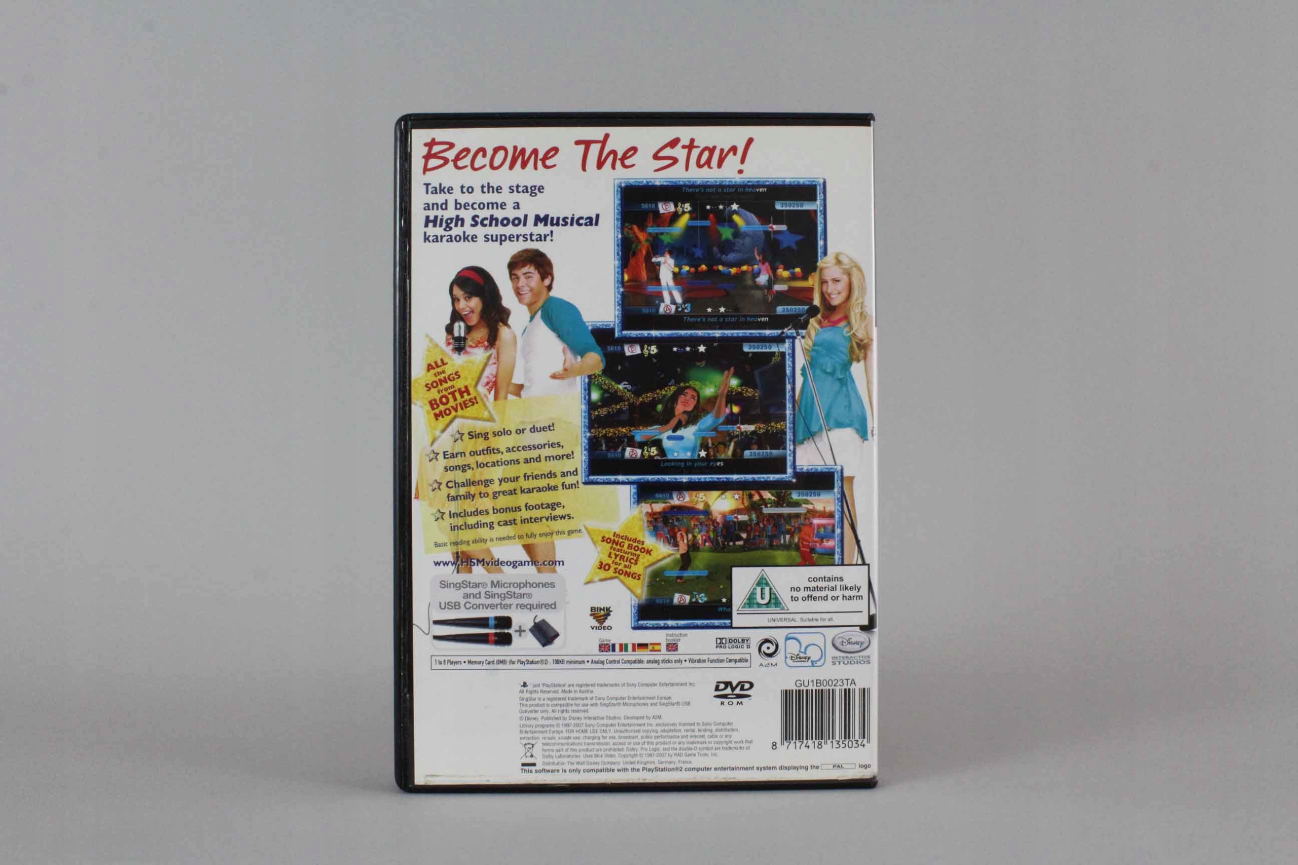 HIGH SCHOOL MUSICAL SING IT! PS2 Tytuł HIGH SCHOOL MUSICAL SING IT