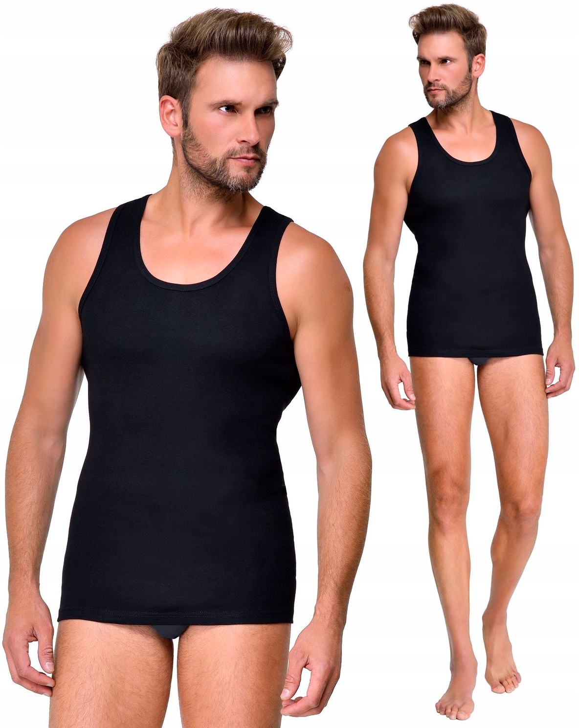 

Bawełniane Podkoszulki Męskie - Podkoszulek M