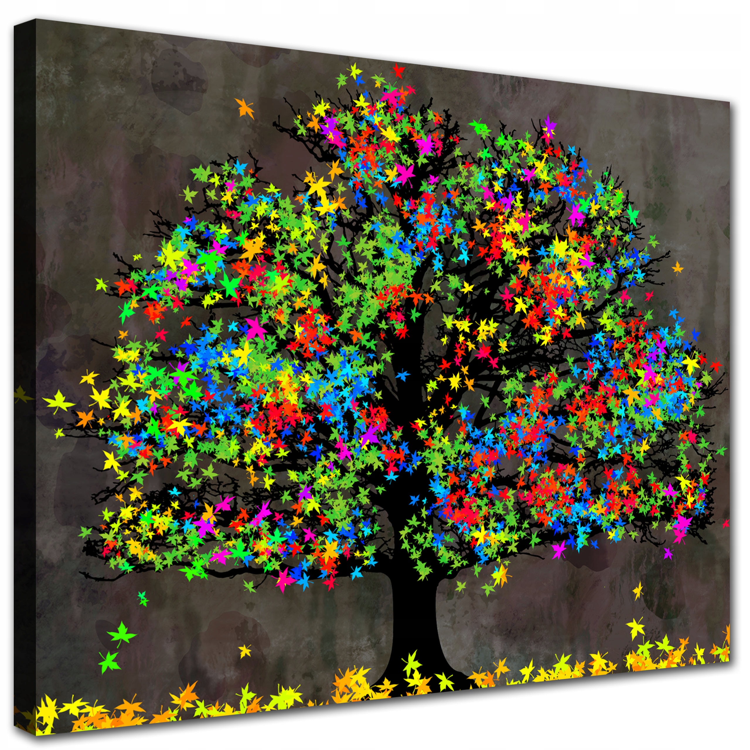 

Nowoczesny obraz do salonu Drzewo Wiatru 50x40