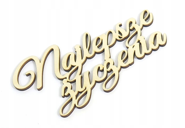 

Dekor Decoupage Sklejka Najlepsze życzenia KU9