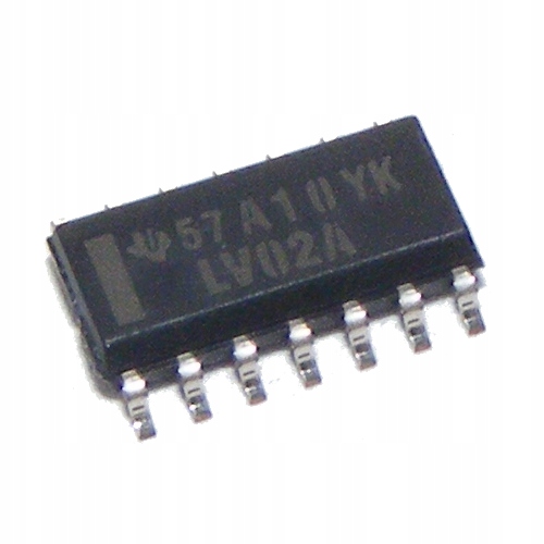 

SN74LV02A LV02A Nor 4 kanały 2 wejścia SOIC-14 x5