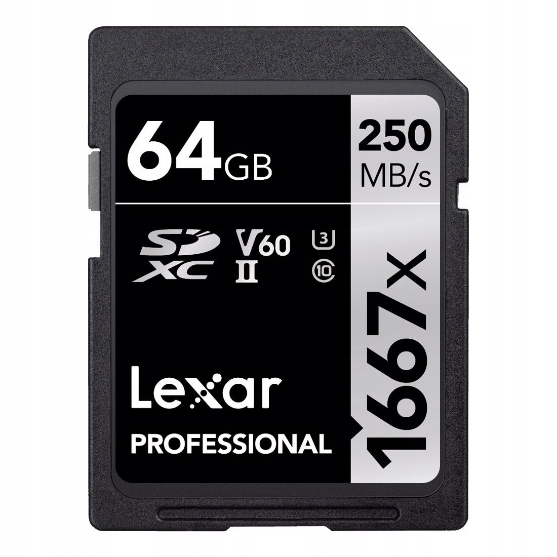Karta Lexar Sdxc 64GB Professional 1667x Uhs-ii U3 V60