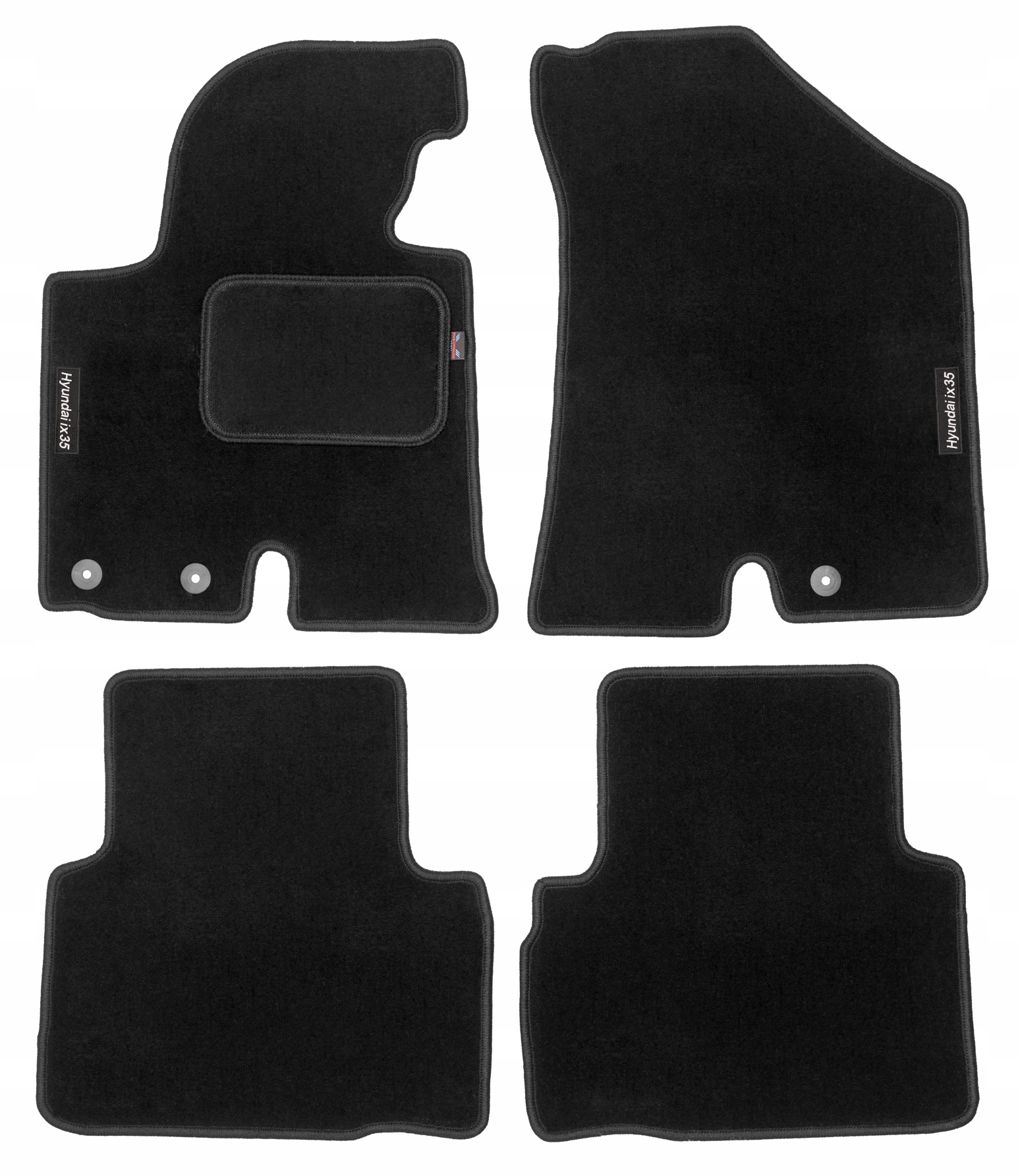 

Hyundai ix35 2010-2015 Dywaniki welurowe Wgrzew