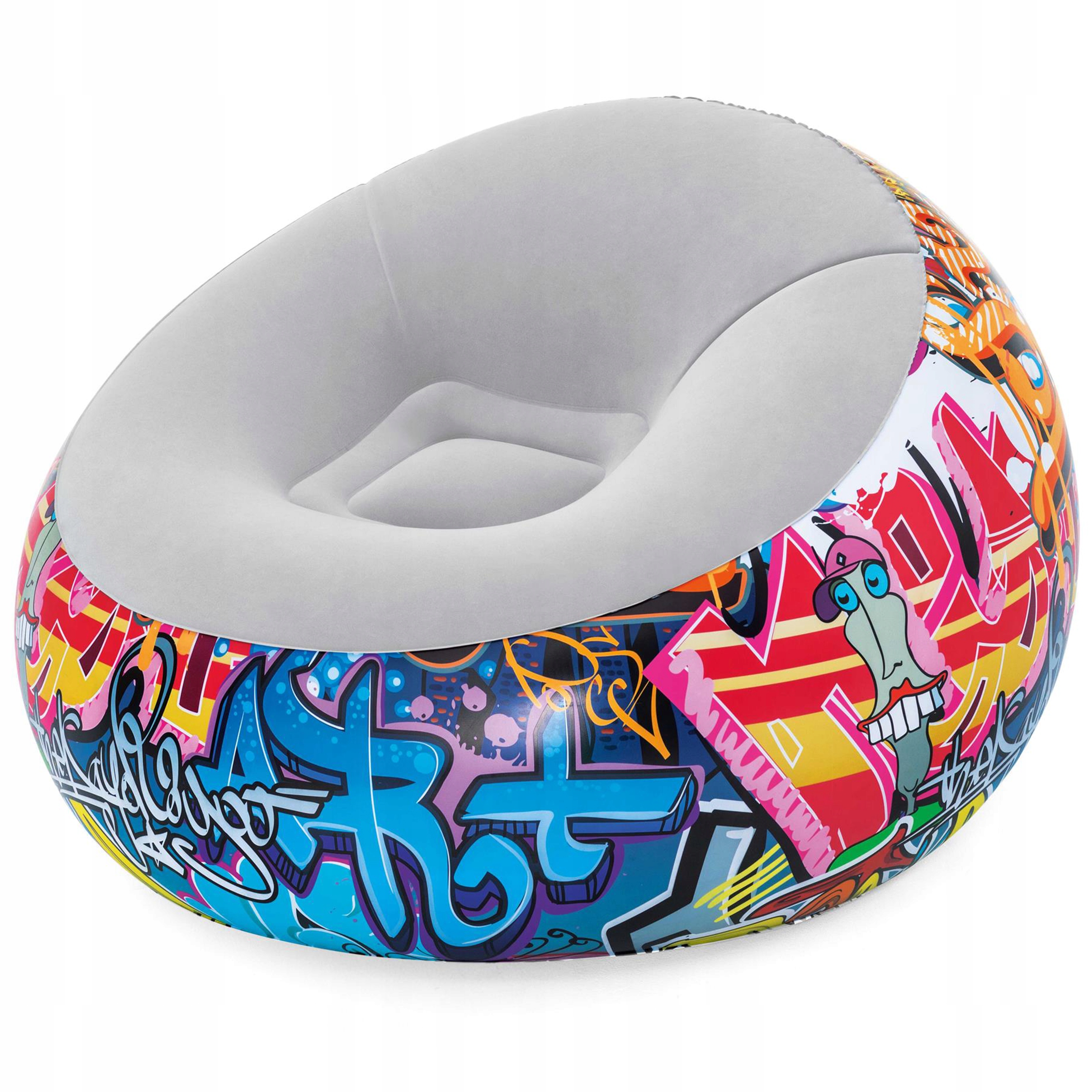 

Fotel dmuchany Pufa 112x112 Graffiti Bestway 75075