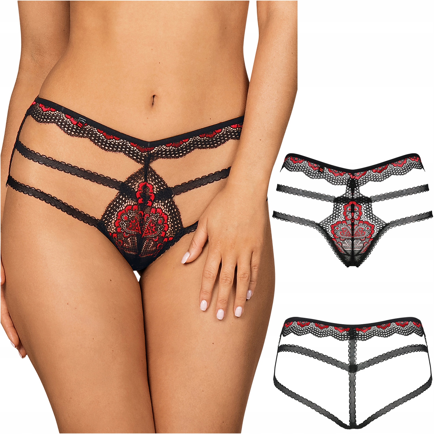

Obsessive Megies figi kuszące paseczki L/XL