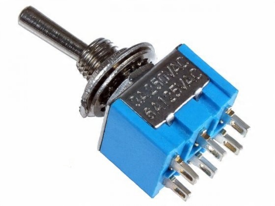 

Przełącznik MTS-223 (on)-off-(on) 6pin 3A x3szt
