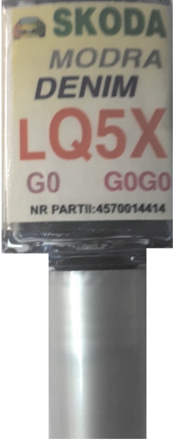 

Skoda LQ5X G0G0 Denimblau Lakier Zaprawka Do Rys