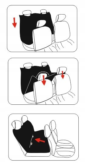 MATA OCHRONNA NA TYLNĄ KANAPĘ DO PRZEWOZU PSA RZECZY MATA DLA PSA AGMI Typ mata ochronna