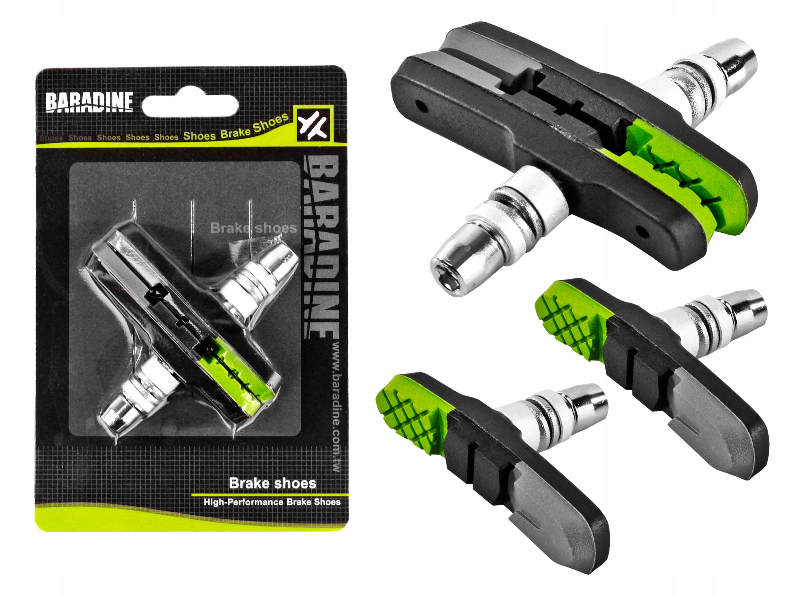 

Klocki hamulcowe do roweru V-break Grn/bk/grey