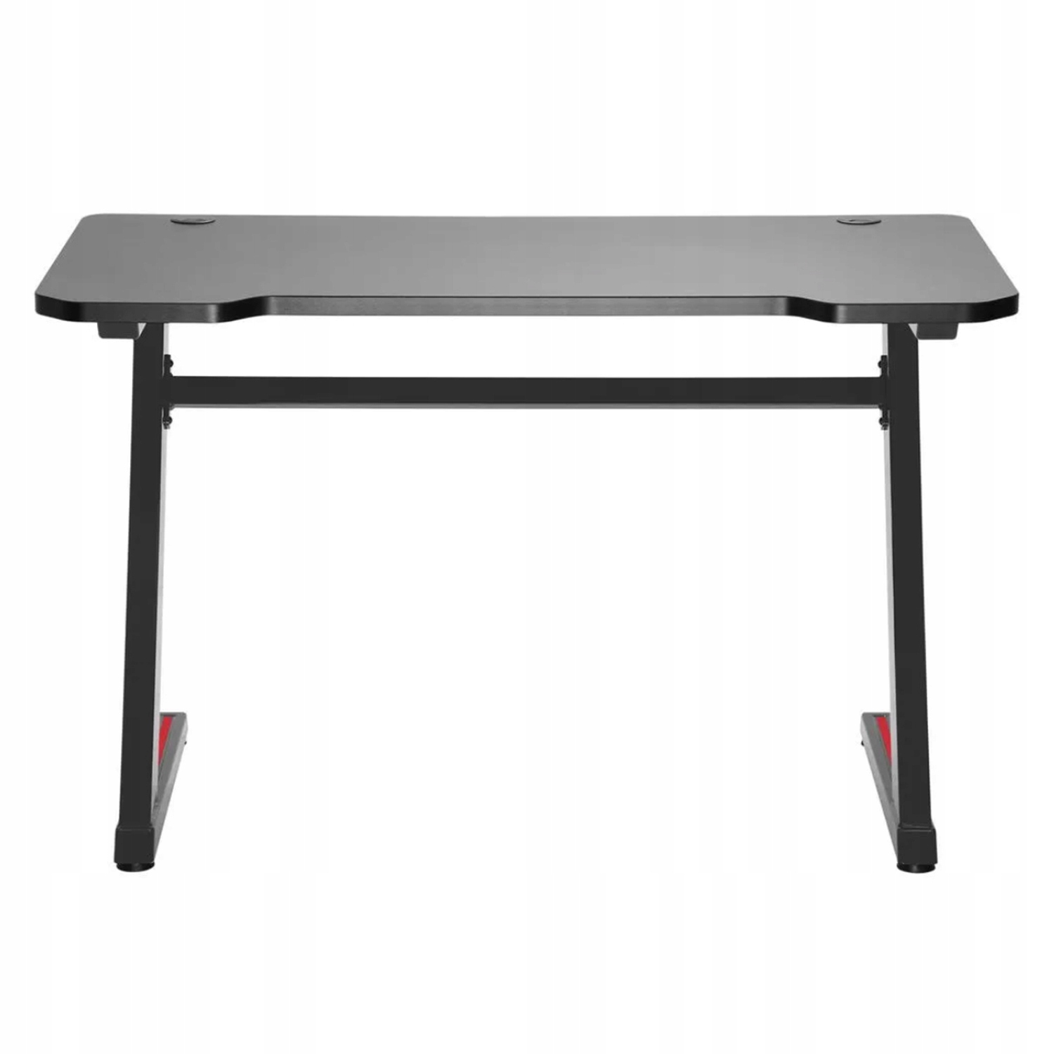 BIURKO GAMINGOWE STÓŁ GAMINGOWY DLA GRACZA KOMPUTEROWE CZARNE DUŻE LOFT Szerokość mebla 120 cm