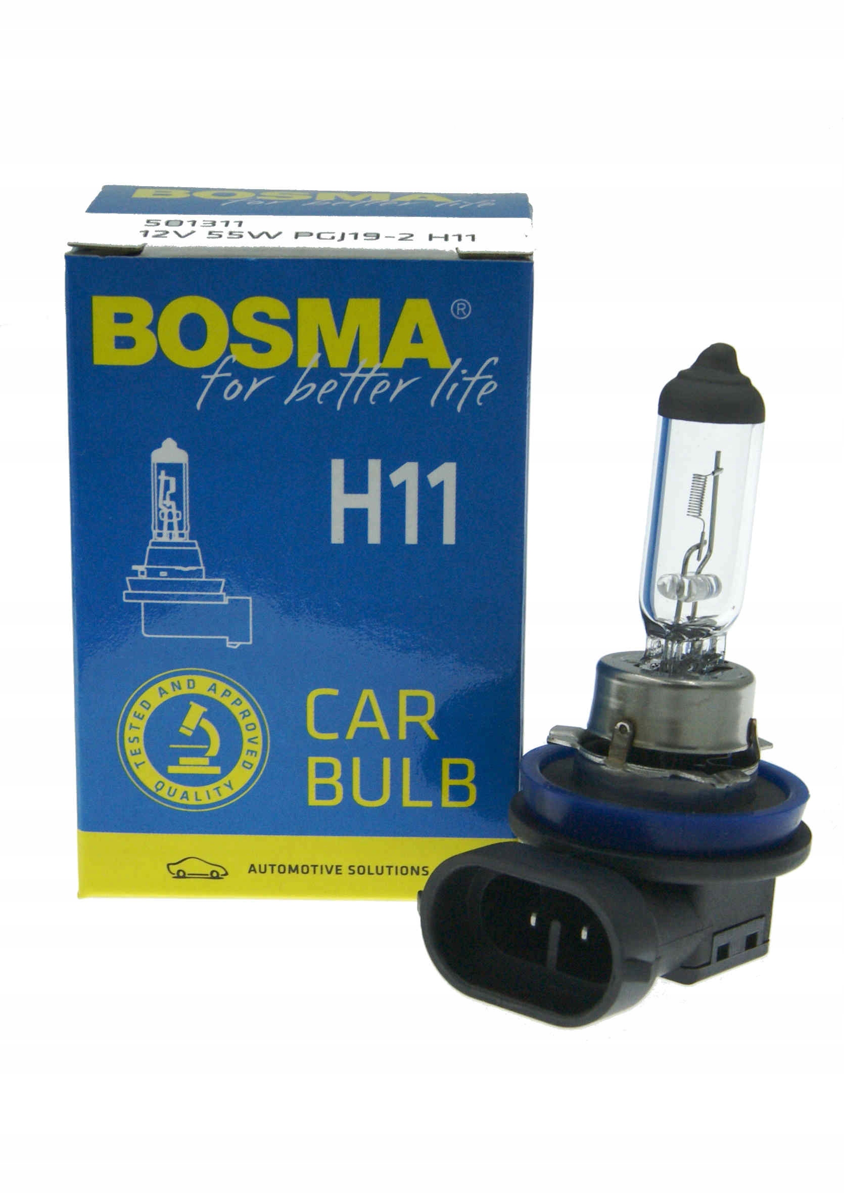 

Żarówka Bosma H11 12V 55W PGJ19-2 Halogenowa