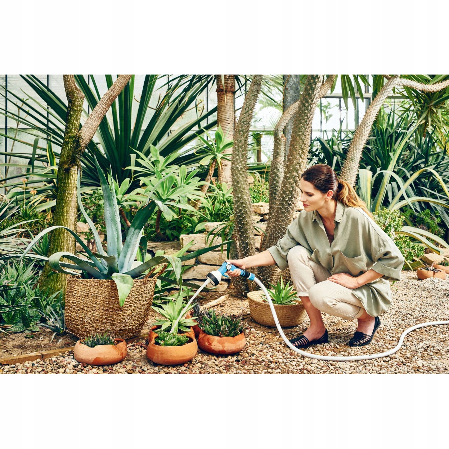 Zestaw Cellfast Ergo ze zraszaczem 4-funkcyjnym Marka Cellfast