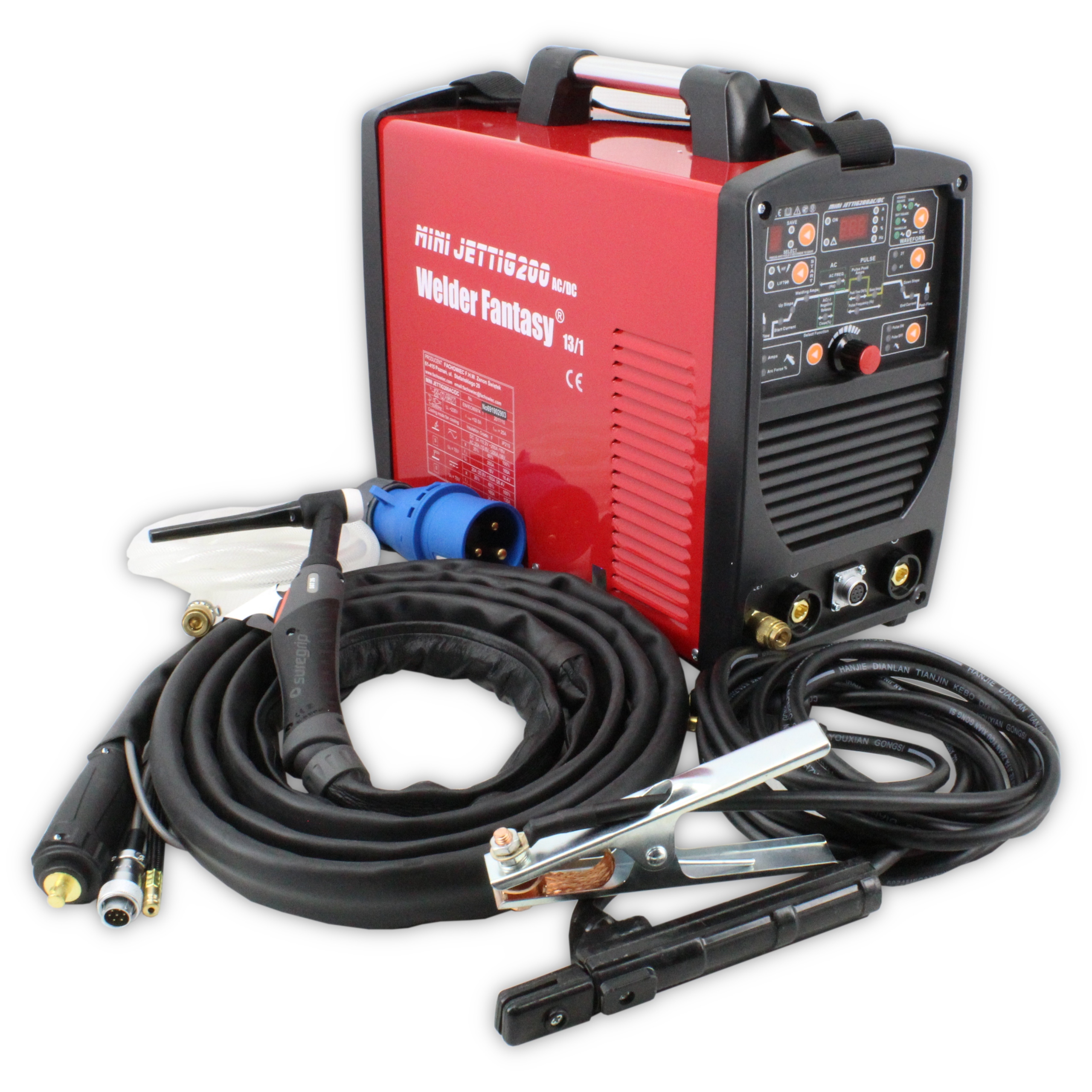 

Welder Fantasy Mini Jet Tig Acdc 200 uchwyt Parker