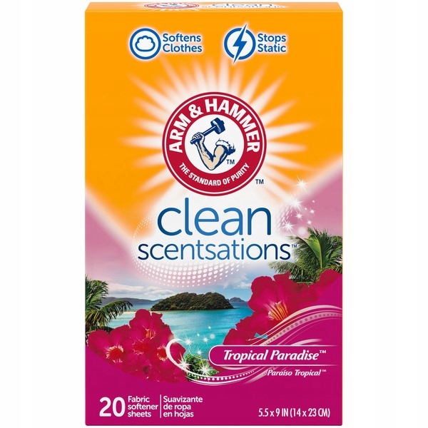 

Arm&hammer Chusteczki Do Suszarki Tropical x20
