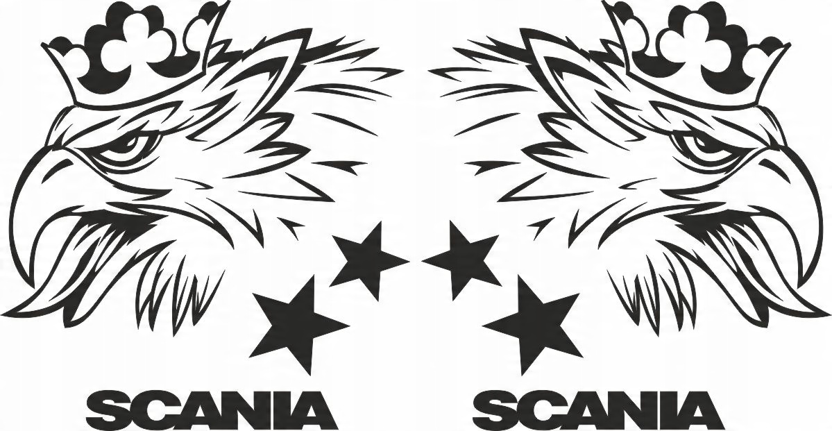 

Naklejki Scania Gryf Nowy Wzór 33x40 Gratisy