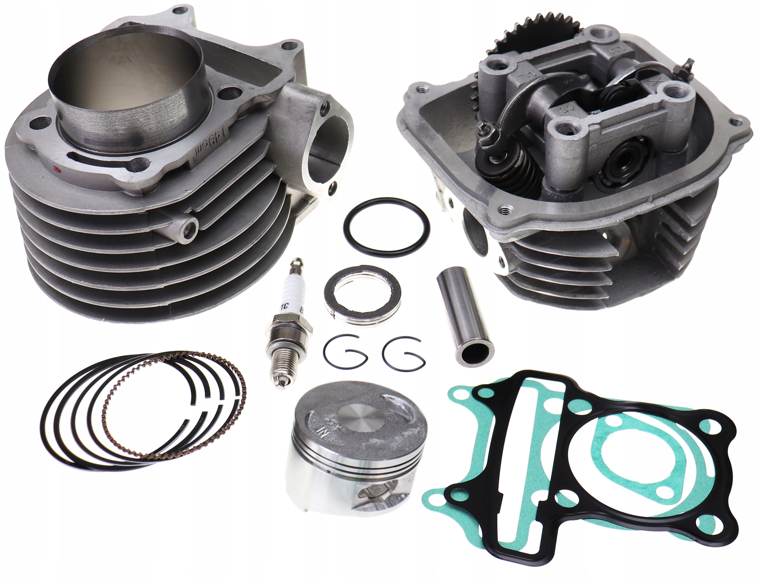 GŁOWICA CYLINDER ATV 150 AUTOMAT GY6 KOMPLET