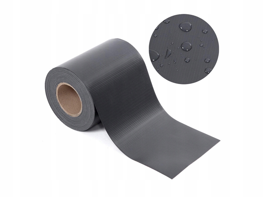 TAŚMA PVC OGRODZENIOWA 19cmx35m ANTRACYT GRAFIT UV Długość 35 m
