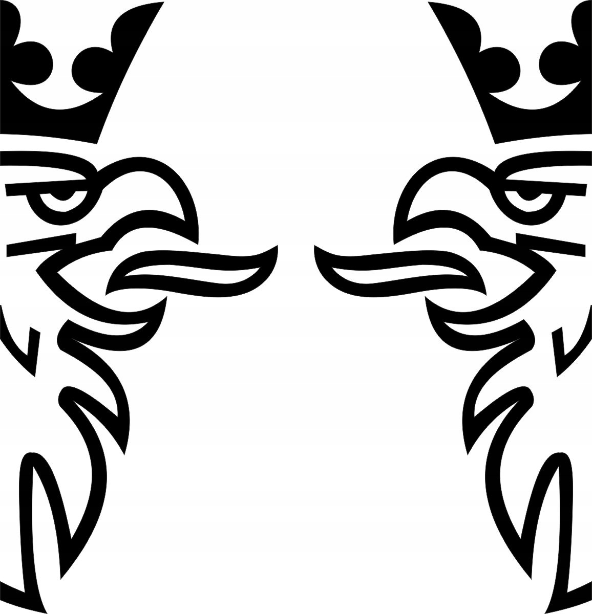 NAKLEJKI SCANIA GRYF 140 cm na bok