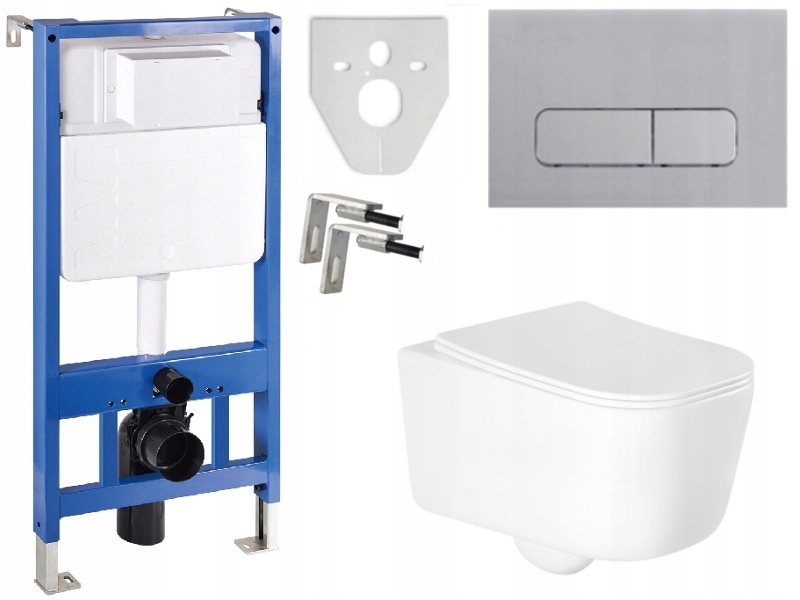 Mexen Stelaż Wc Miska Stella Rimless Przycisk