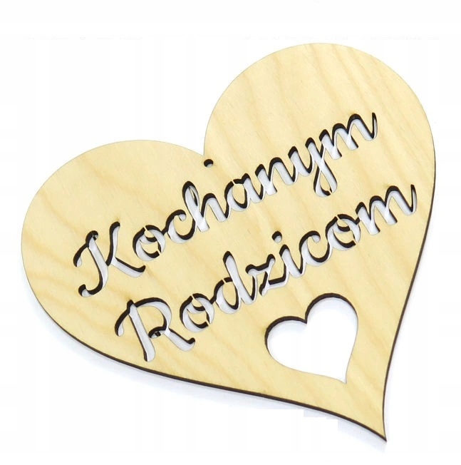 

Decoupage Zawieszka Dekor 'Kochanym Rodzicom' DE15