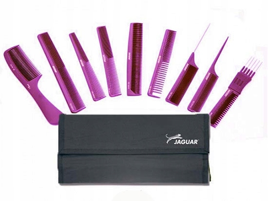 Jaguar Sada Hřebenů A-line Ionic Fialová 9 ks
