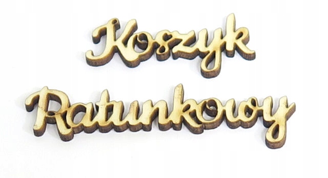 

Decoupage Dekor Ze Sklejki Koszyk Ratunkowy DZ65