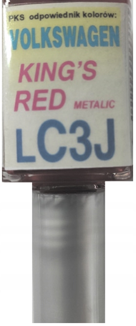 Vw LC3J King's Red Lakier Samochodowy Zaprawka Do Rys 10 ML Arasystem