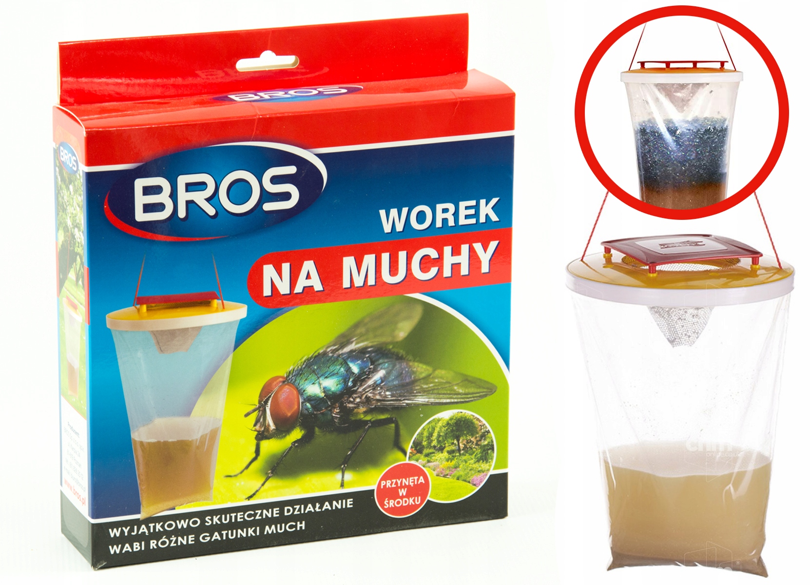 

Bros Worek Na Muchy Skuteczna Pułapka Przynęta