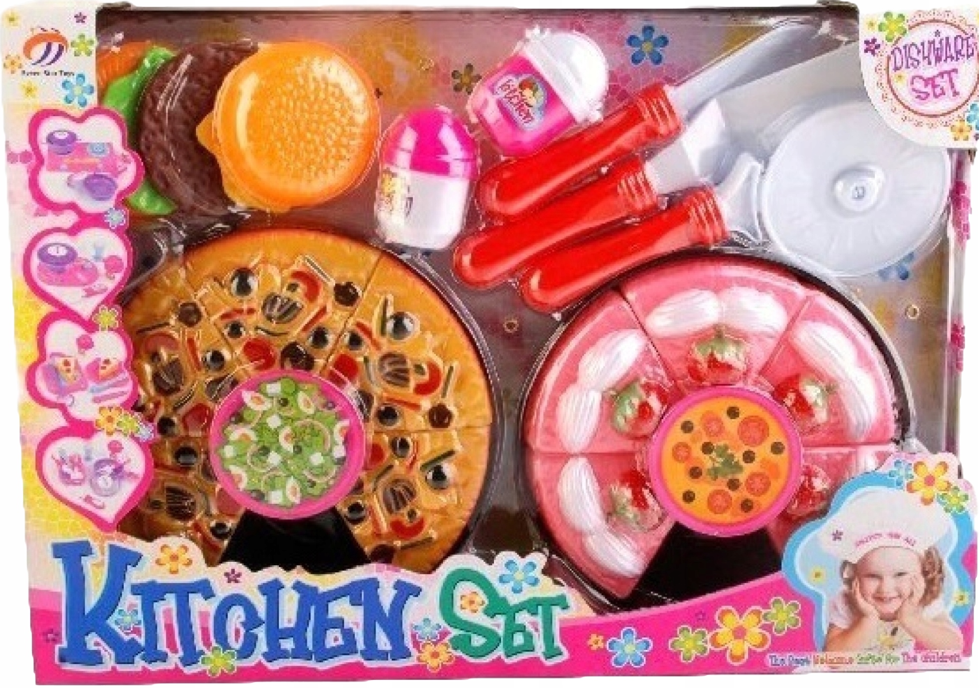 

Zestaw Kuchenny Naczynia dla lalki kitchen pizza