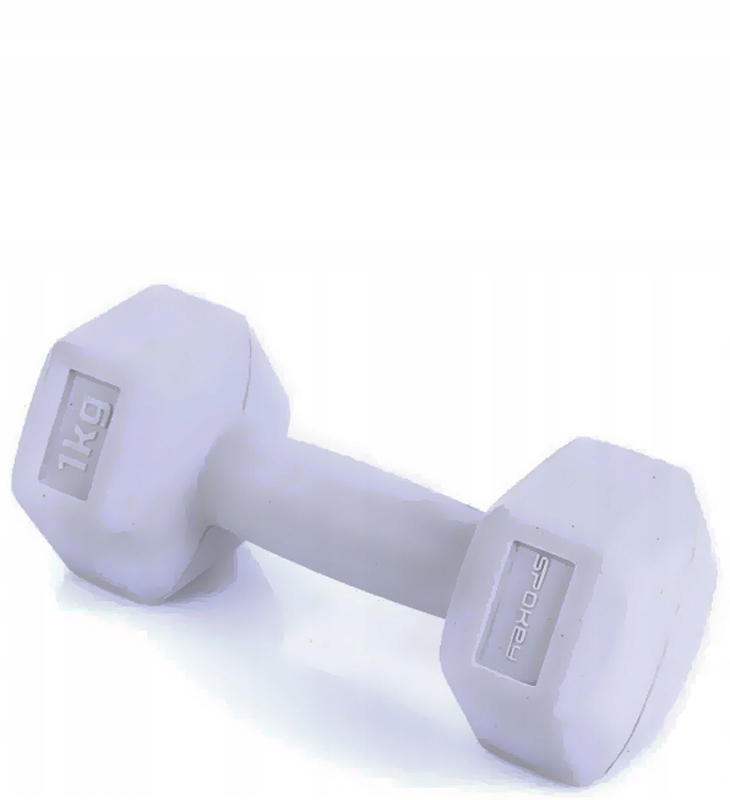 

FH05 Zestaw Hantli Hantle Spokey 2X1 Kg Szary