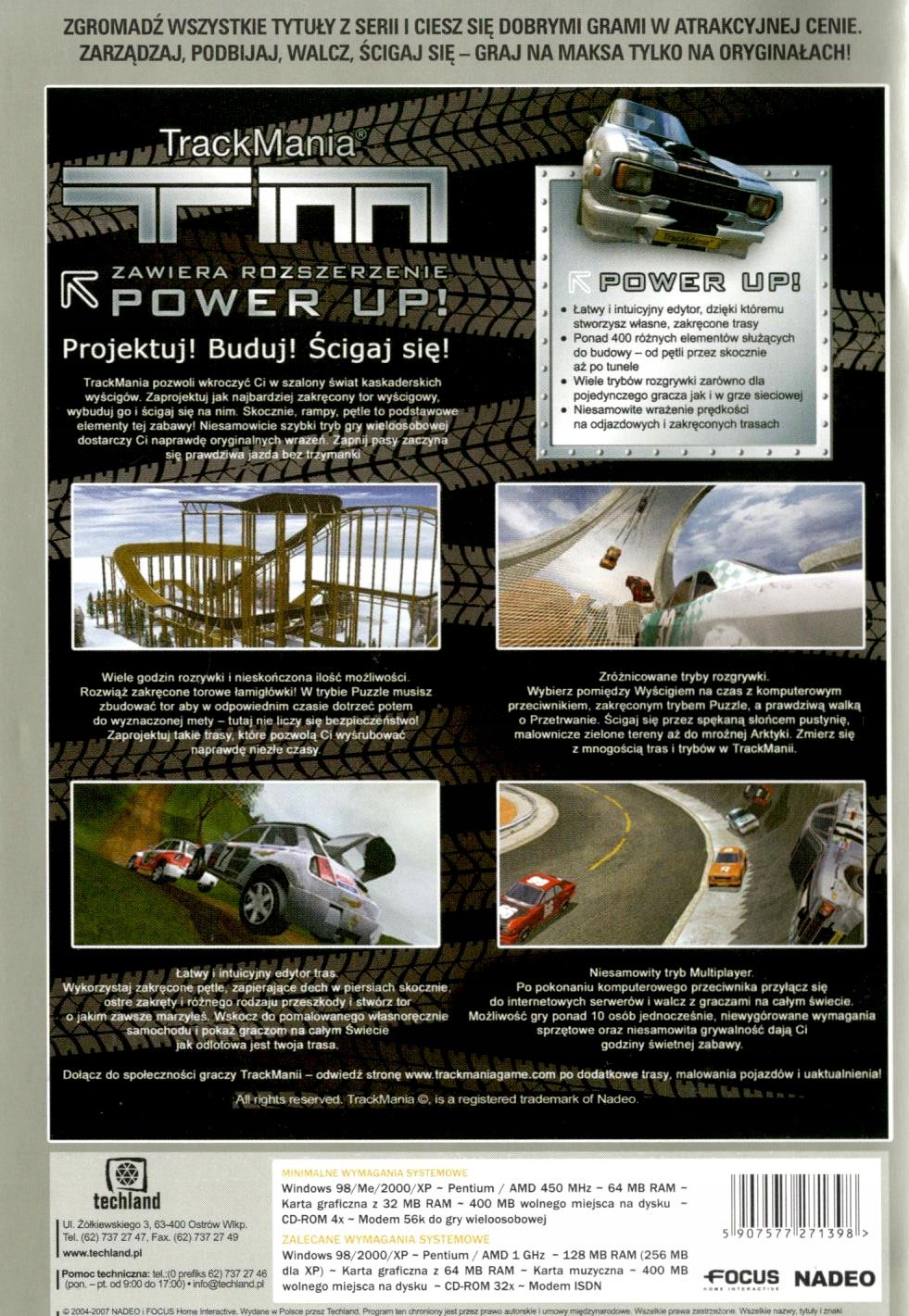 Trackmania Power Up + Bonus Tematyka wyścigi