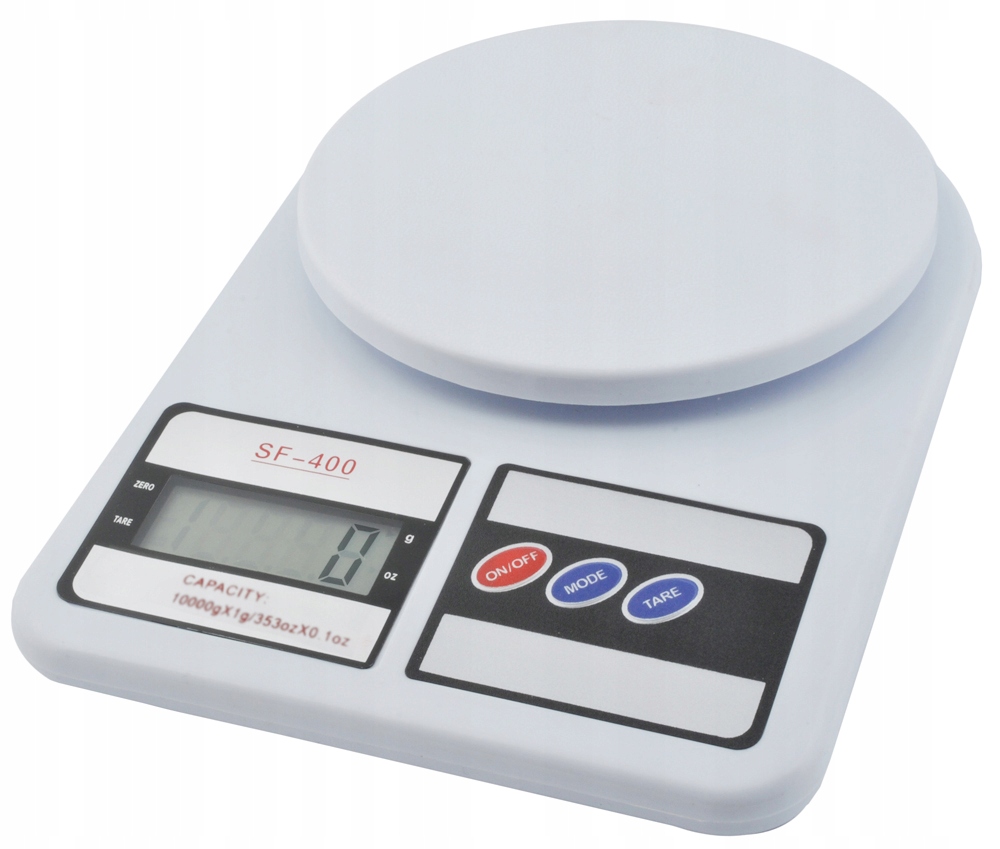

Kuchenna Waga LCD Elektorniczna Gramowa 1g - 10kg