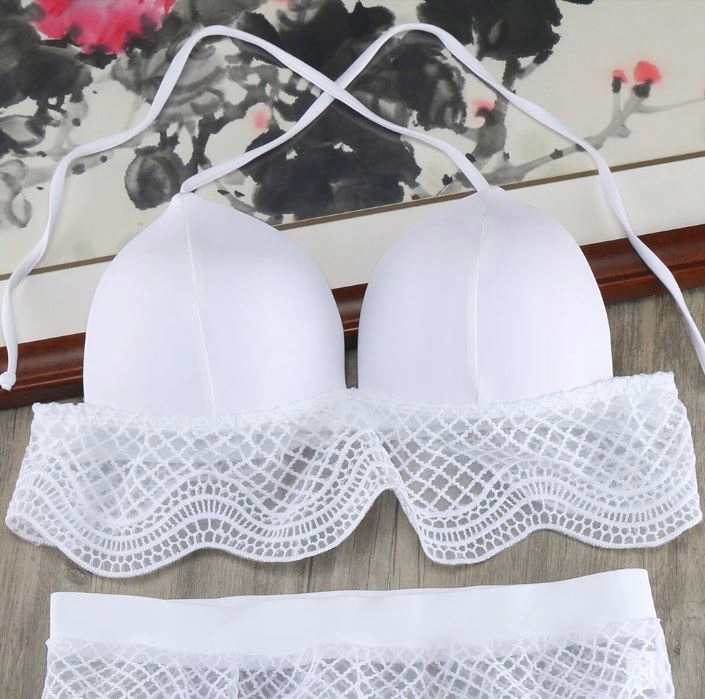 STRÓJ KĄPIELOWY SEXY BIKINI BIAŁY KORONKA 591 S Płeć kobieta