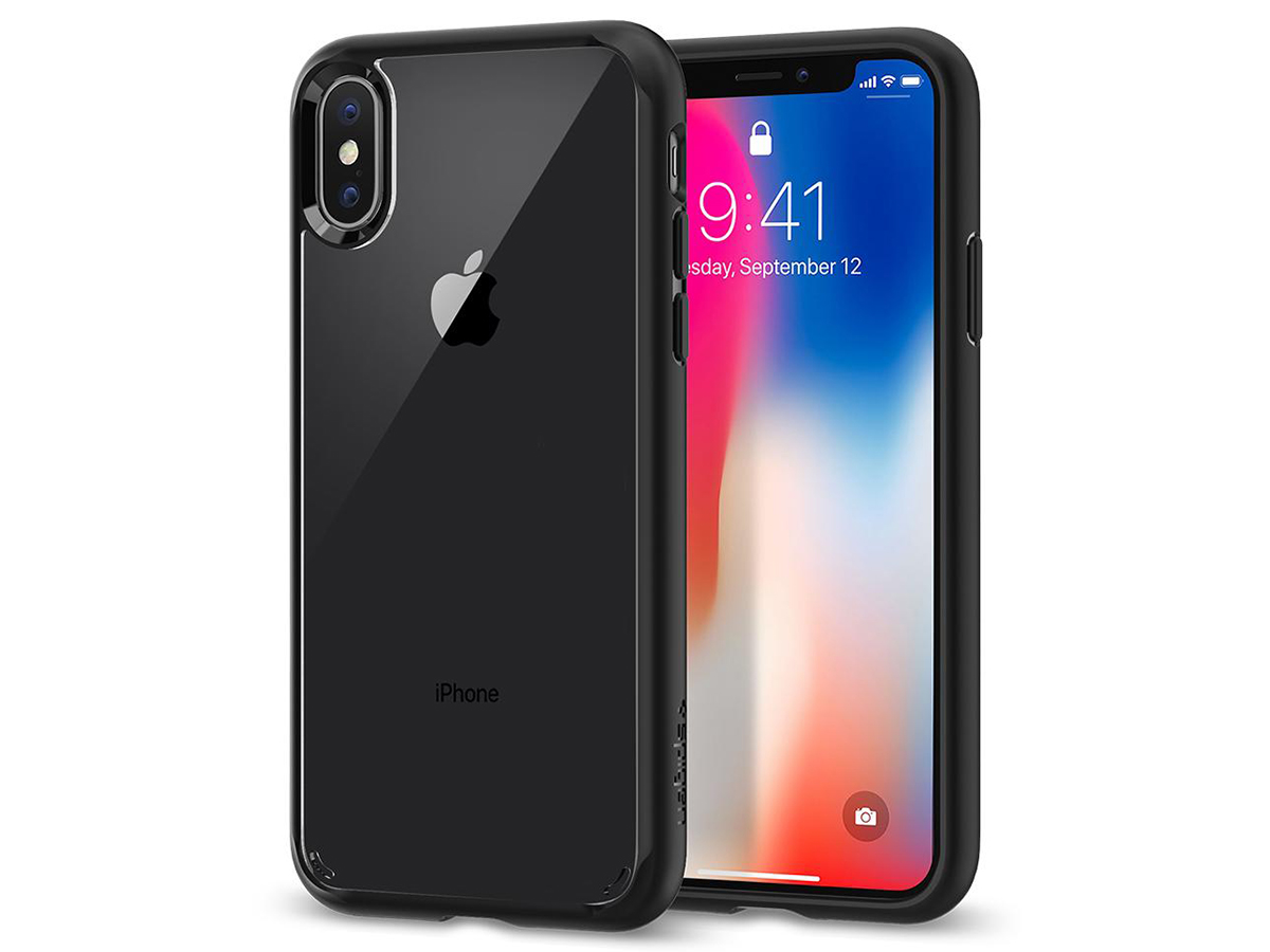 

Etui Ultra Hybrid iPhone X/xs czarno-przezroczyste