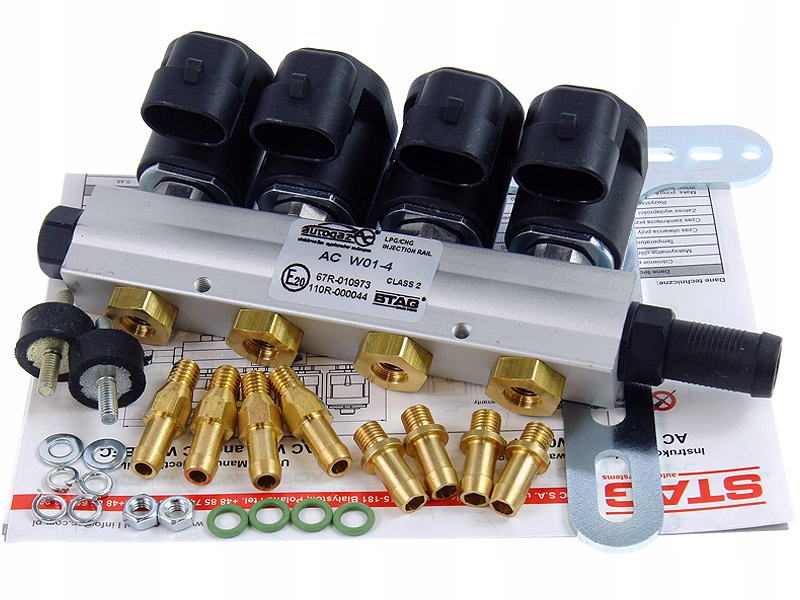 

Ac Stag W01 W-01 2OHM Listwa Wtryskowa Lpg 4 Cyl