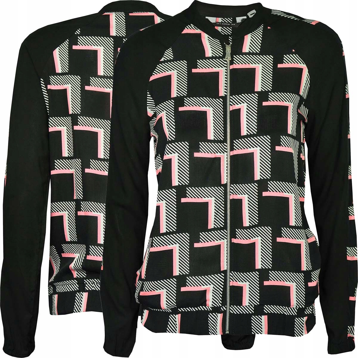 

Dp Damska Czarna Damska Lekka Kurtka Bomberka M 38