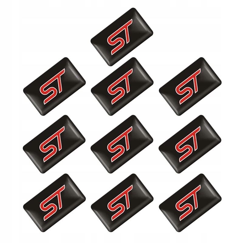 LOGO Emblemat 3D FORD ST wnętrze kierownica 18x11