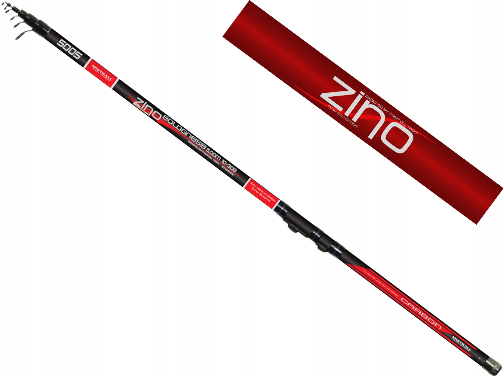 

Wędka Bolonka Mistrall Zino Bolognese 4m /10-30g