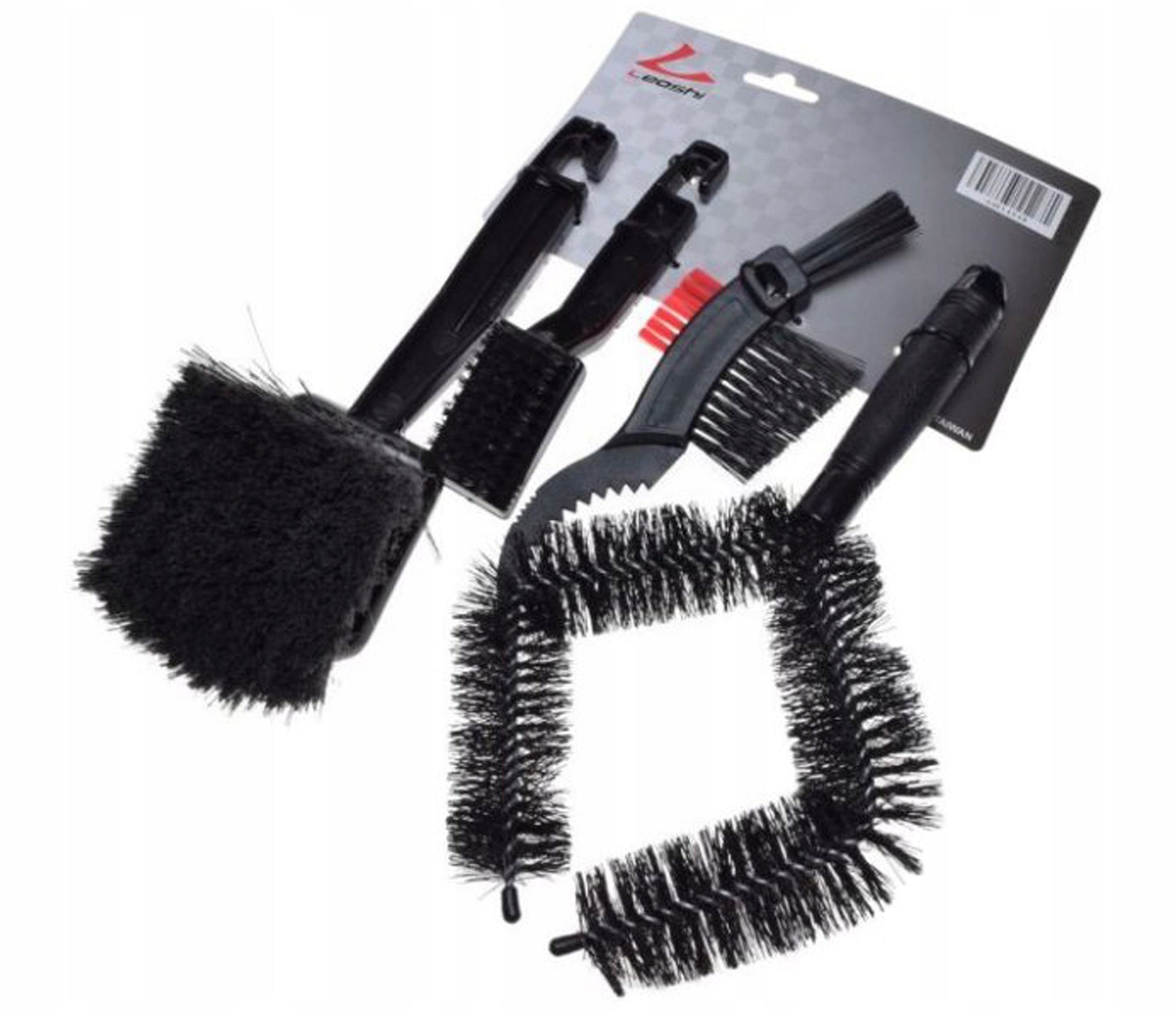 ZESTAW SZCZOTEK DO CZYSZCZENIA ROWERU 4szt LEOSHI Rodzaj zestaw