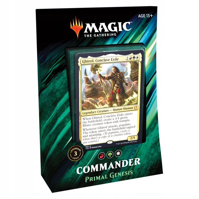 Zestaw Magic: The Gathering Commander Deck 2019 Primal Genesis ENG