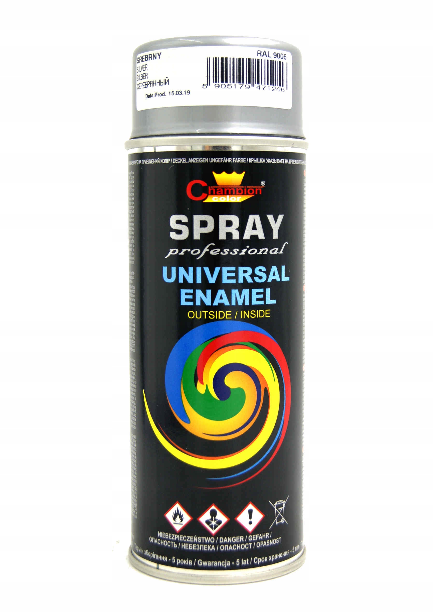 

Farba Emalia Uniwersalna 400ml Ral 9006 Srebrny