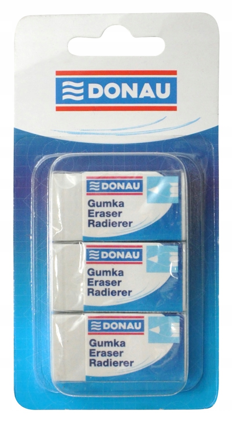 

Gumka Uniwersalna Donau 41X21X11MM, Blister 3SZT